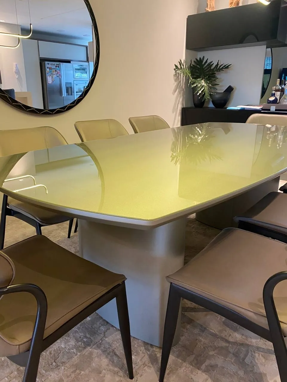 PPF Arquitetônico Gloss aplicado em mesa de vidro