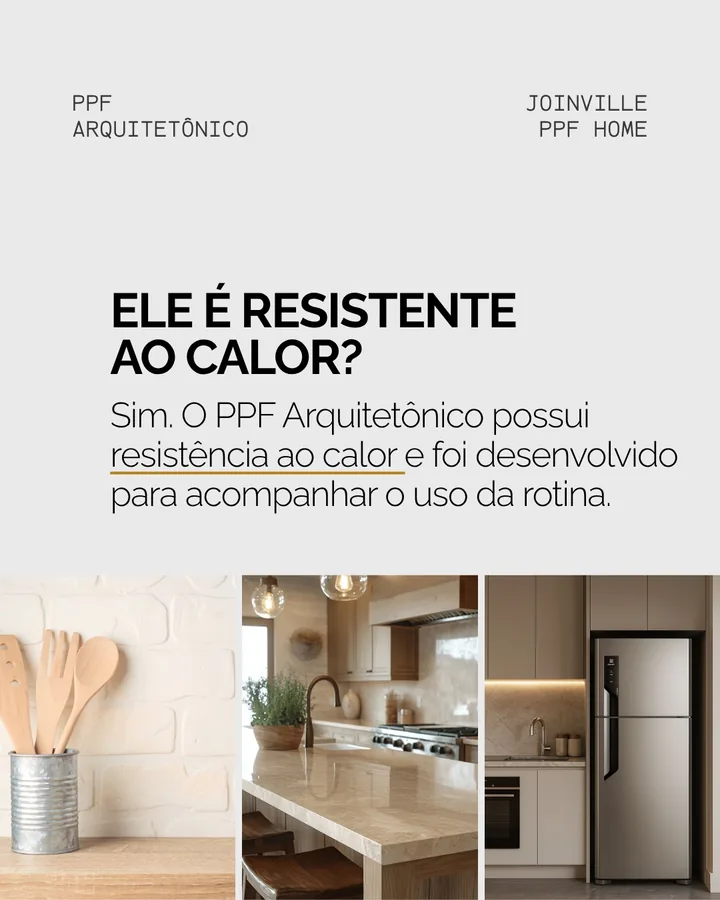 Ele é resistente ao calor?